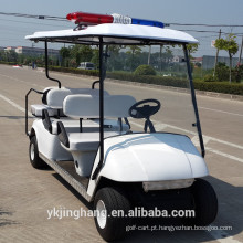 Carrinho de golfe da polícia de 4 + 2 assentos